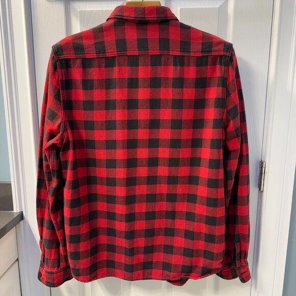 Ralph Lauren Denim & Supply Buffalo Plaid Flannel Work Shirt Size XL - Picture 5 of 7